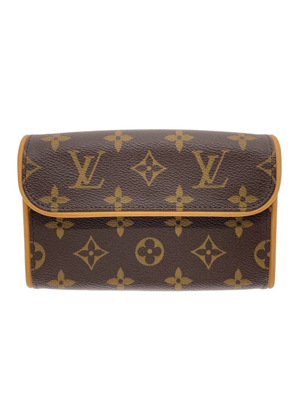 LOUIS VUITTON Pochette Florentine Monogram Canvas Brown Belt